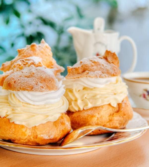 Mini Pumpkins Cream Puffs