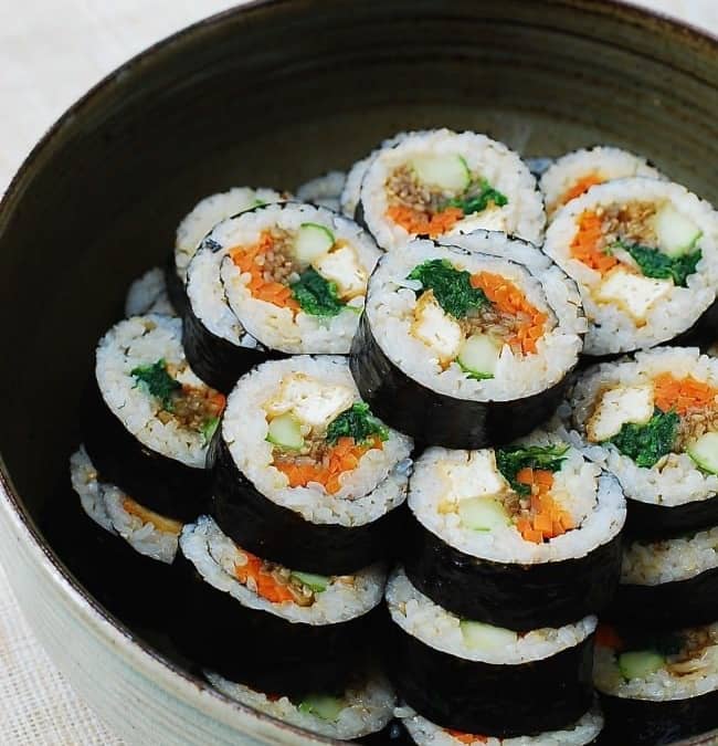 Vegan Tofu Gimbap