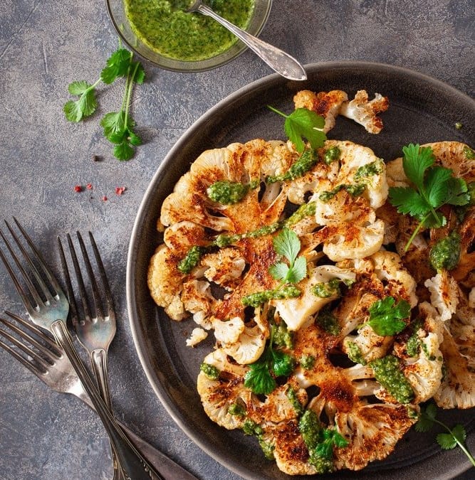 Chimichurri Cauliflower Steak
