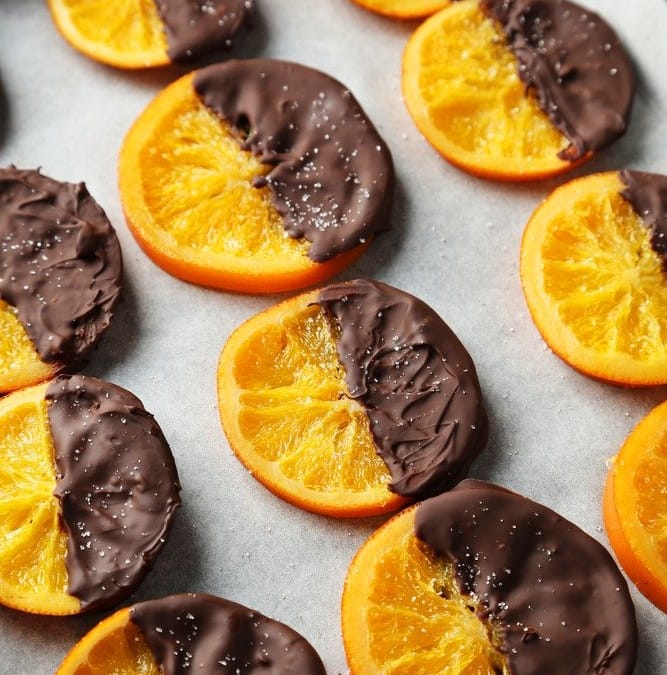 Chocolate-Dipped Candied Orange
