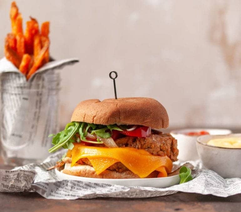 Meaty Meatless Jackfruit Burgers