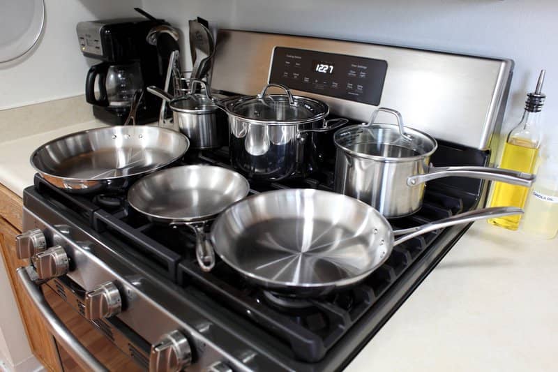cooking with stainless steel cookware