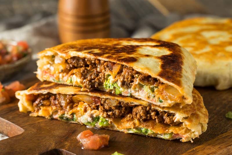 Air-Fried Seitan Crunch Wrap