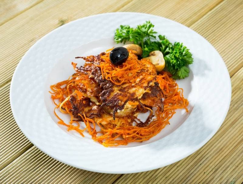 Curried Carrot Fritters
