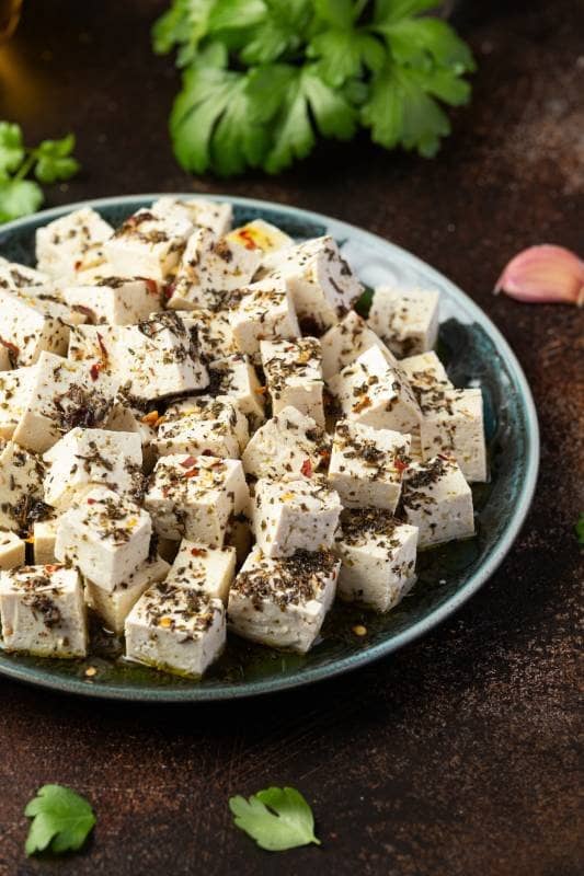 Vegan Tofu Feta Cheese