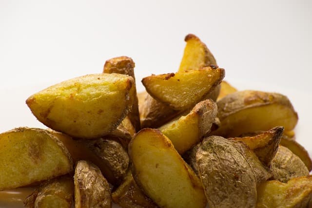potato, potatoes, fried