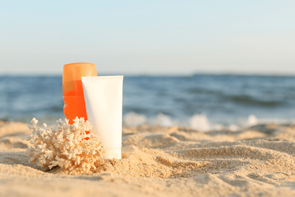 Beach sunscreen
