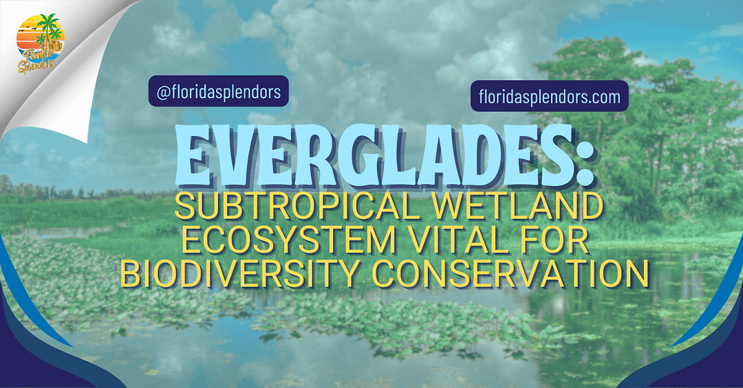 Everglades: Subtropical Wetland Ecosystem Vital for Biodiversity Conservation