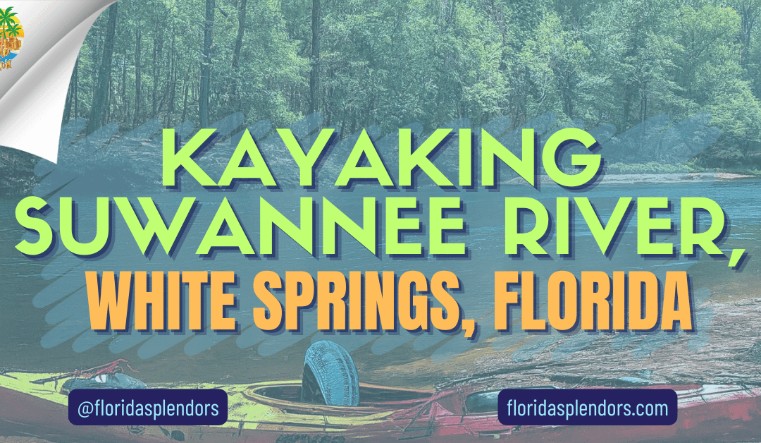 Kayaking Suwannee River, White Springs, Florida