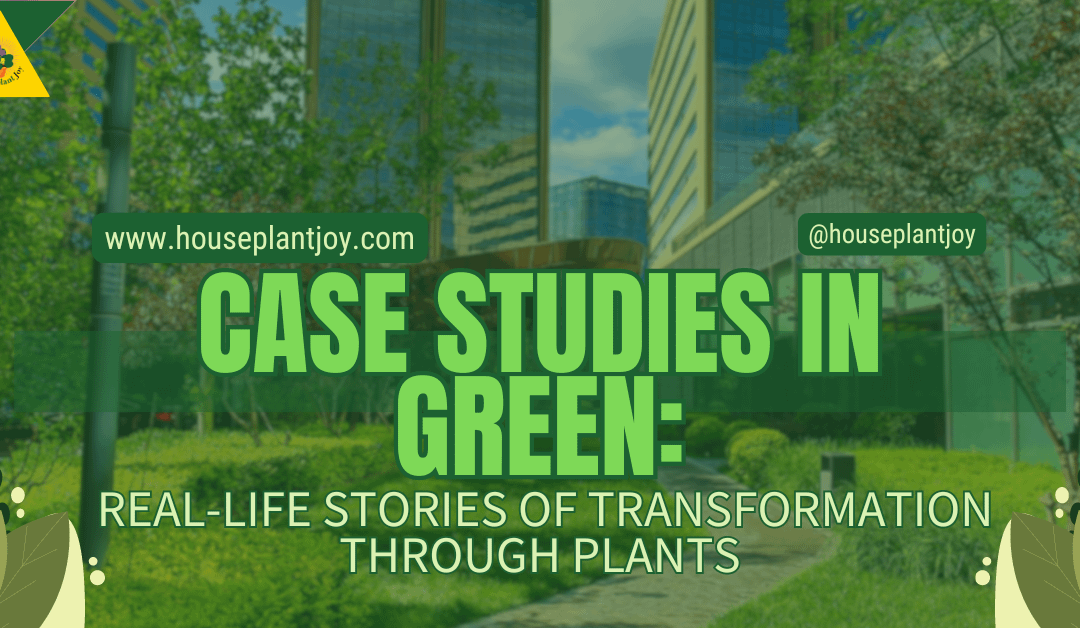 Case Studies In Green: Real-Life Stories Of Transformation Through Plants
