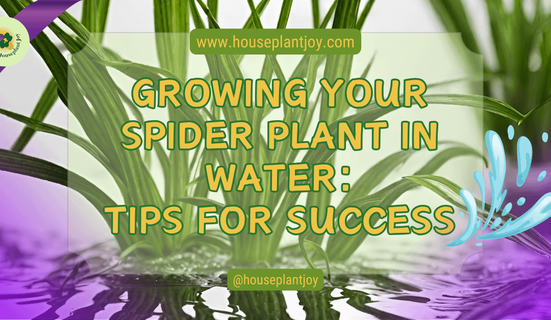 Growing Your Spider Plant in Water: Tips for Success