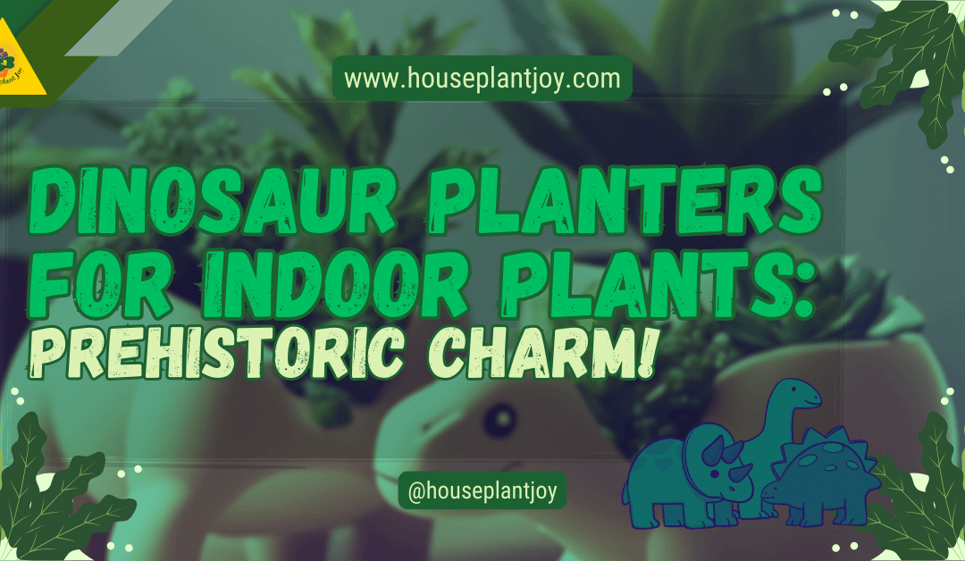 Dinosaur Planters for Indoor Plants: Prehistoric Charm!