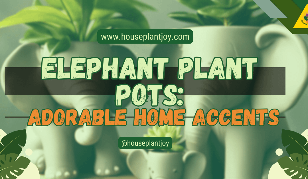 Elephant Plant Pots: Adorable Home Accents