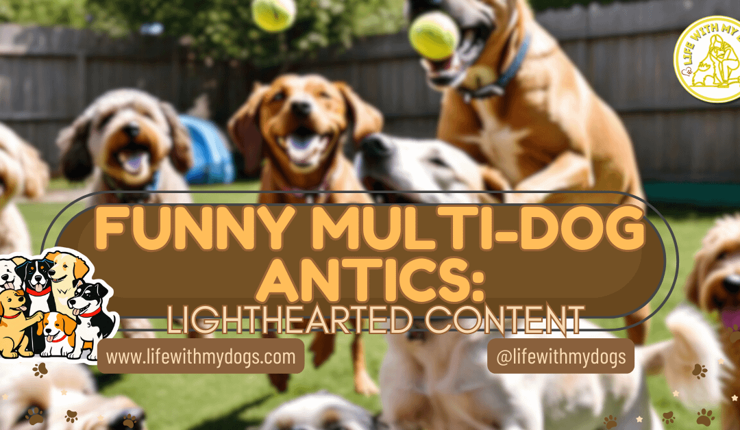 Funny Multi-Dog Antics: Lighthearted Content