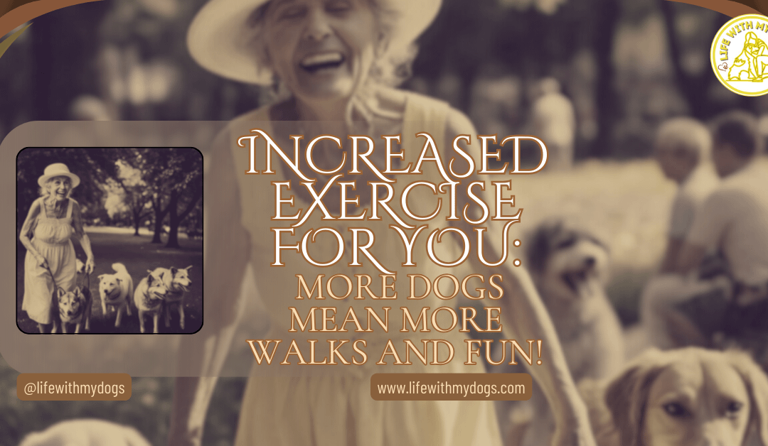 Increased Exercise For You: More Dogs Mean More Walks And Fun!