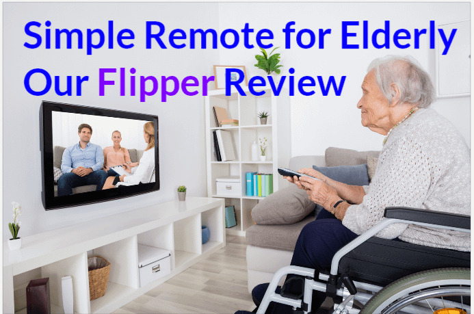 simple remote for elderly