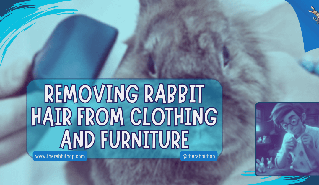 Removing Rabbit Hair From Clothing and Furniture