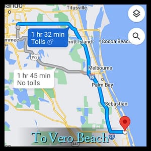 map of vero beach