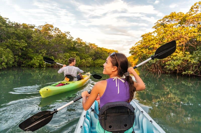 kayaking is popular in florida