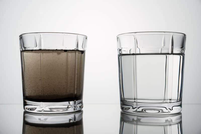 clean water vs dirt water