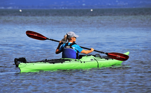kayak, on the water, lake