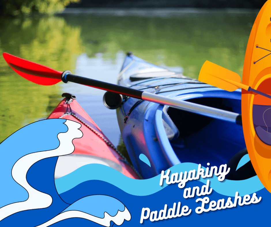 kayaking paddle leash, paddle leashes