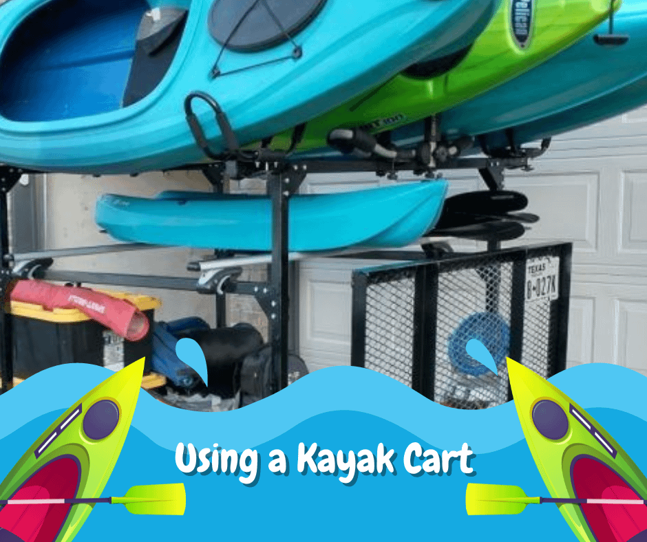 kayak cart, using a kayak cart