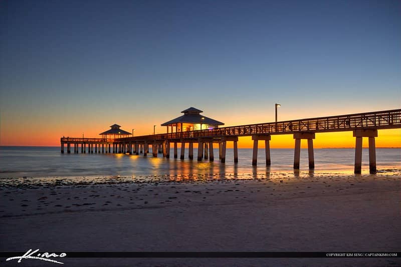 Best Beaches on Florida Gulf Coast / Fort Myers Beach Pier / Flickr / Kim Seng