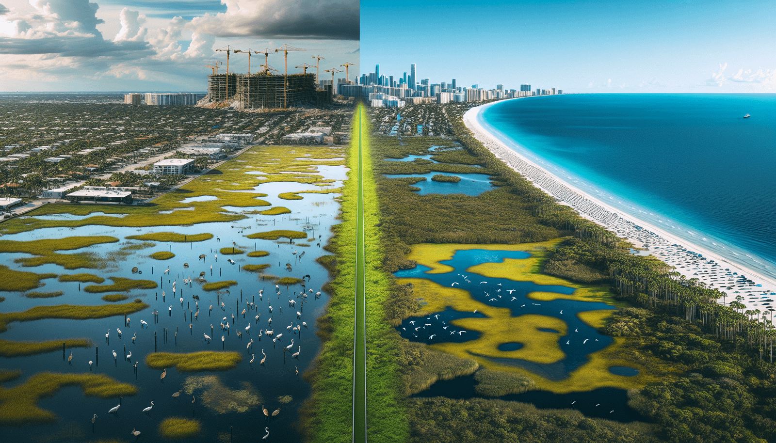 Human interaction with Florida's natural landscape